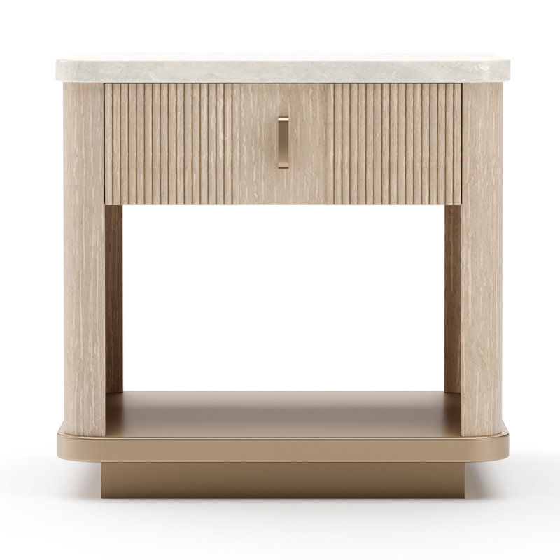 Caracole Stone End Table