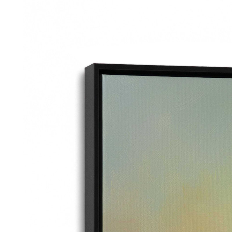 «Guiding Light» par Golden Glow Interiors 2 - Pièces sur toile, Cadre noir satiné, H 14 po x l 10 po