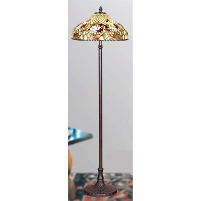 Quam 156cm Bronze Traditional Floor Lamp