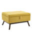 Table basse avec cadre en bois massif et rangement pour le vestibule et la salle familiale avec rembourrage de dossier de style Mid-Century en mousse haute densité-179428506