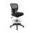 Armless Rolling Drafting Stool, Adjustable Height, With Footrest And Wheels