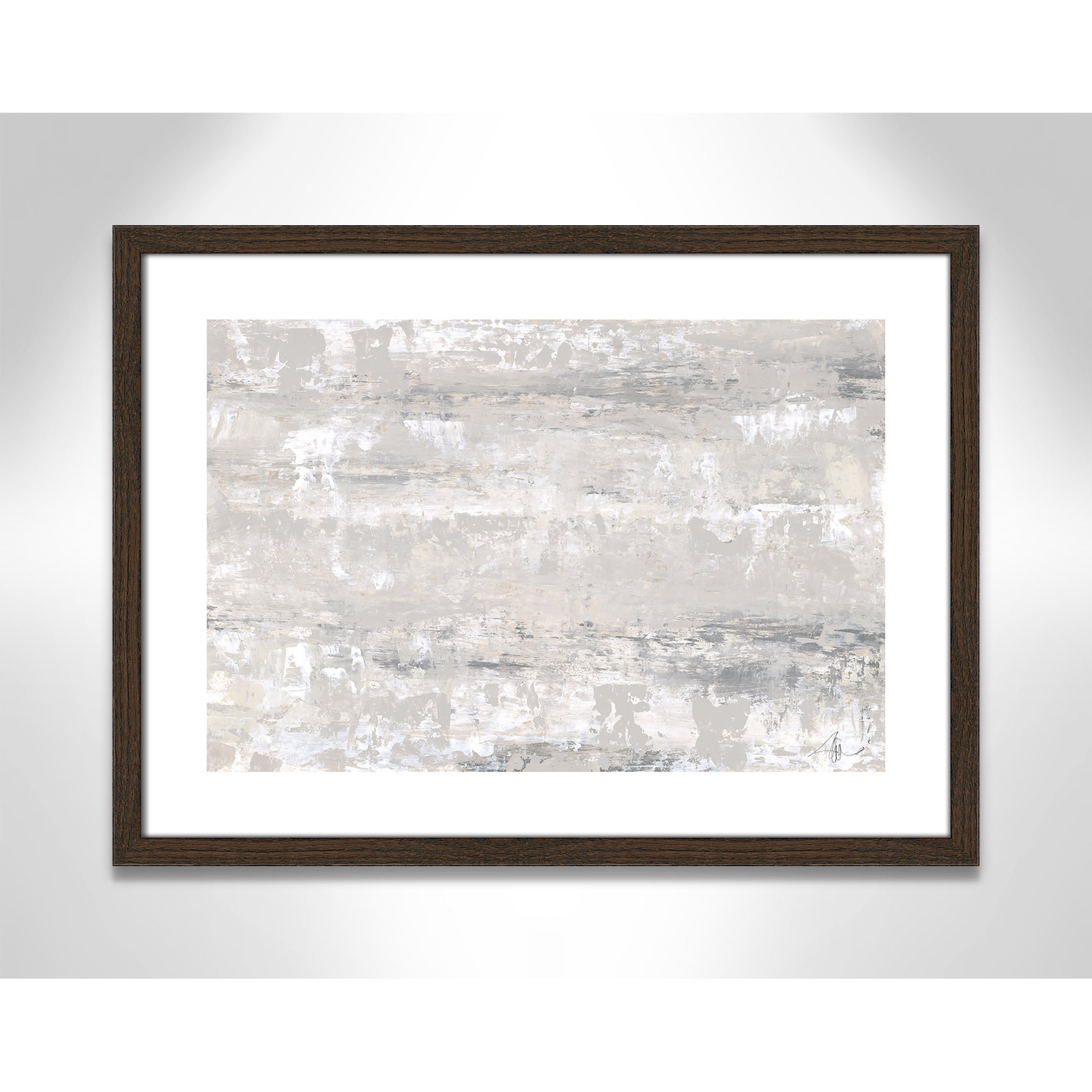Desert Winds by Filippo Ioco - Print, Walnut Wood Framed Paper, 17" H x 23" W x 0.75" D