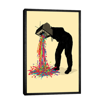 Pixel Vomit by Nicebleed - Print on Canvas