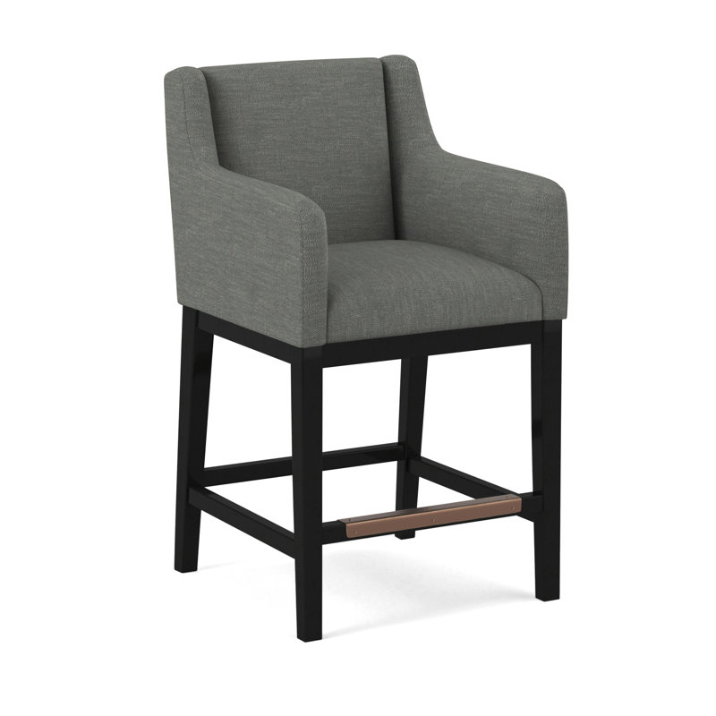 Upholstered Stool, 61363-89, Black