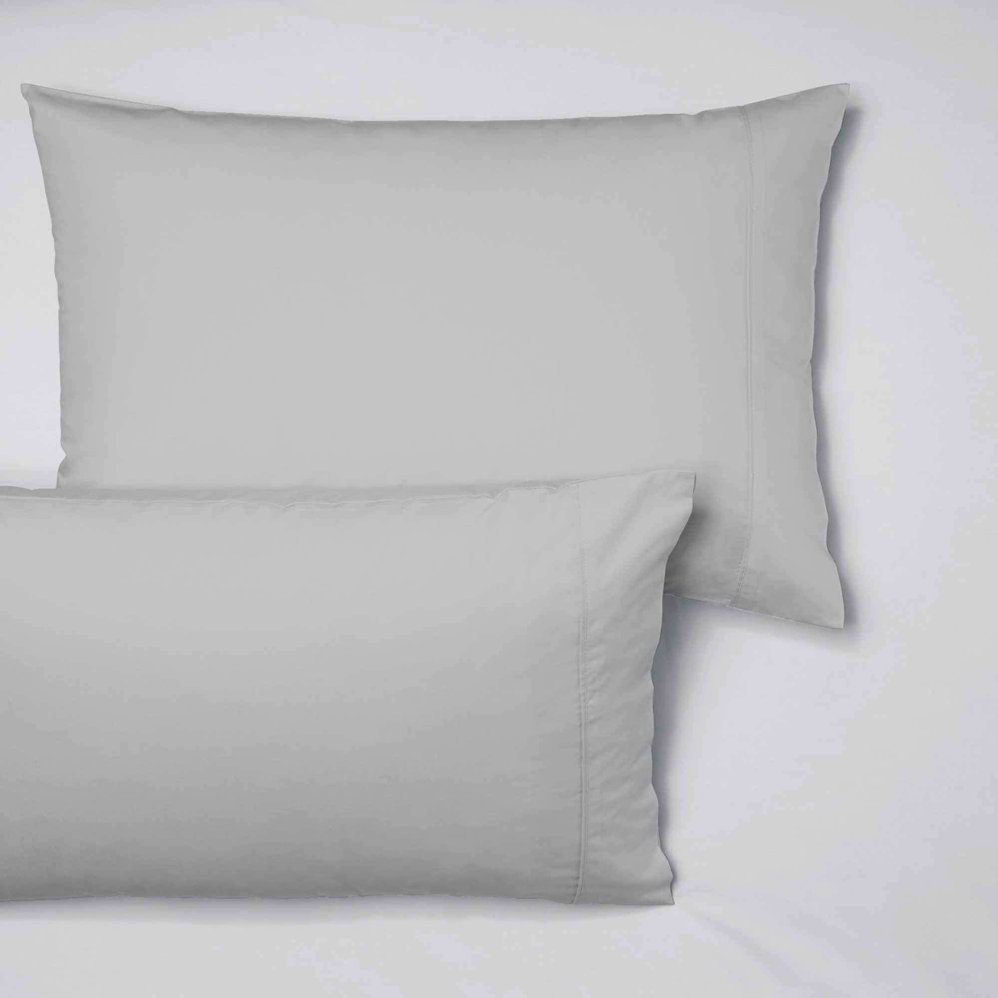  Performance 100% Cotton Pillowcases, Standard, Light Gray