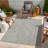 Silver 2 Ft. 7 In. X 7 Ft. 3 In. Indoor/Outdoor Area Rug-1569984680