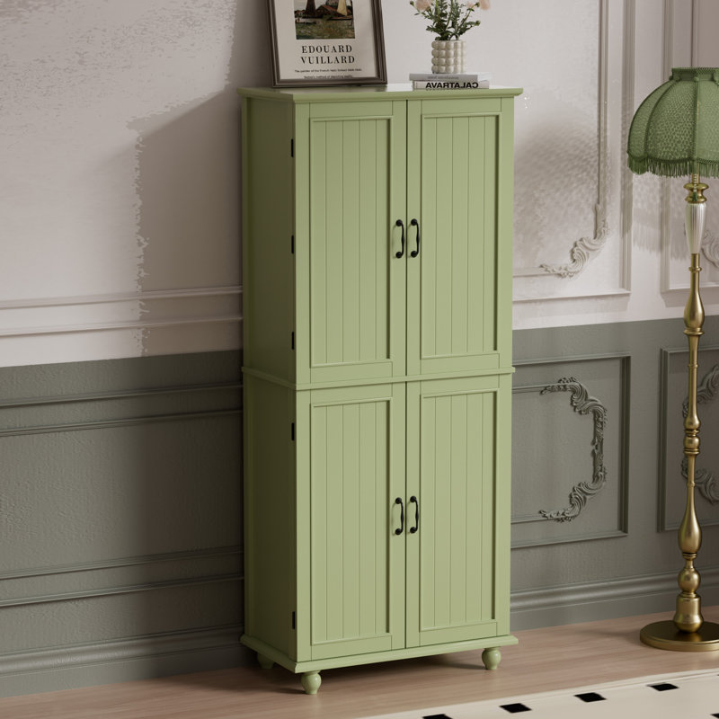 70.9'' Kitchen Pantry, Green