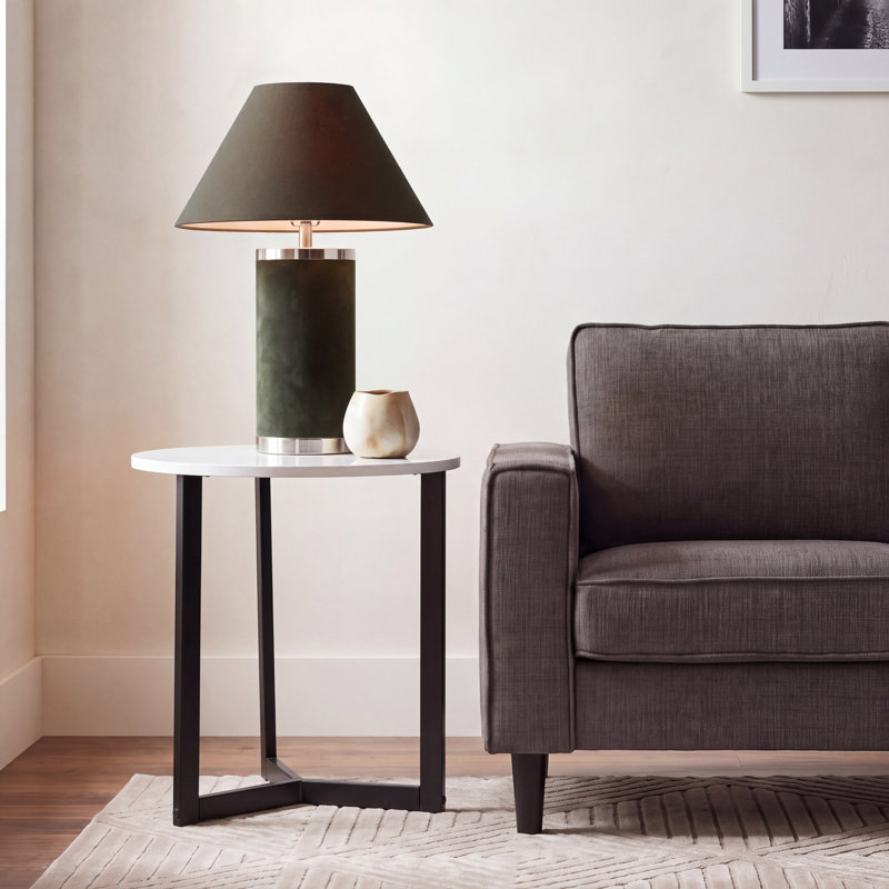 Table de bout Lavenia, Blanc