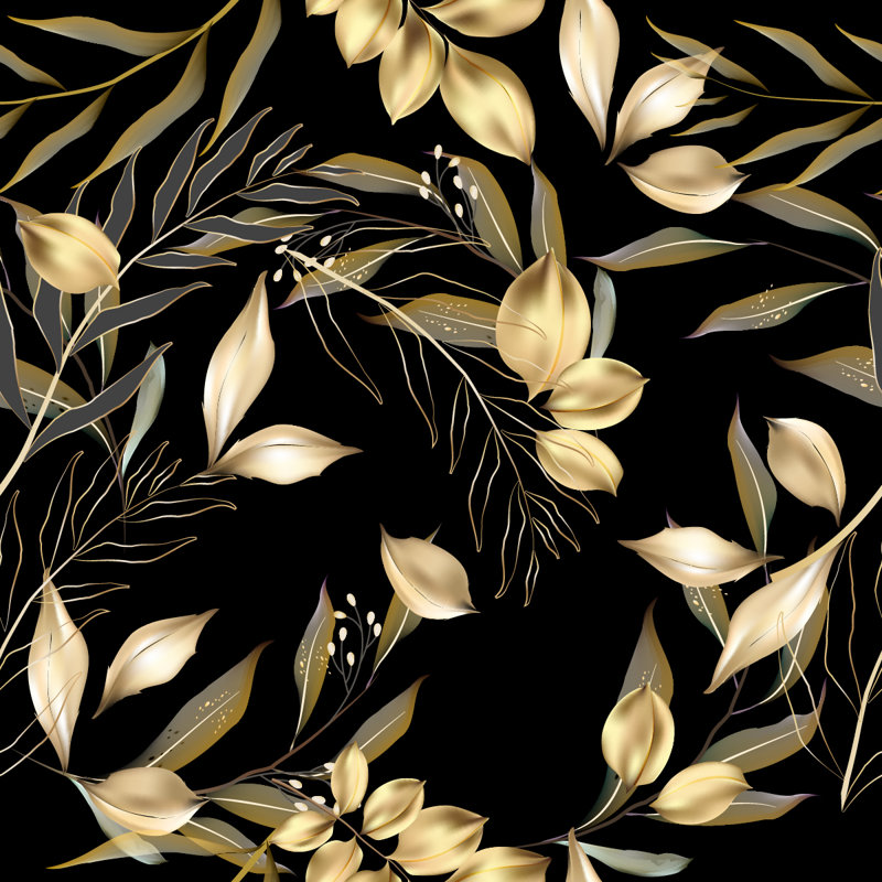 Floral Tile, 2.08' W x 10.42' L