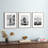 Roesler Rose Gold Metal Picture Frame - Set of 3 with Mat