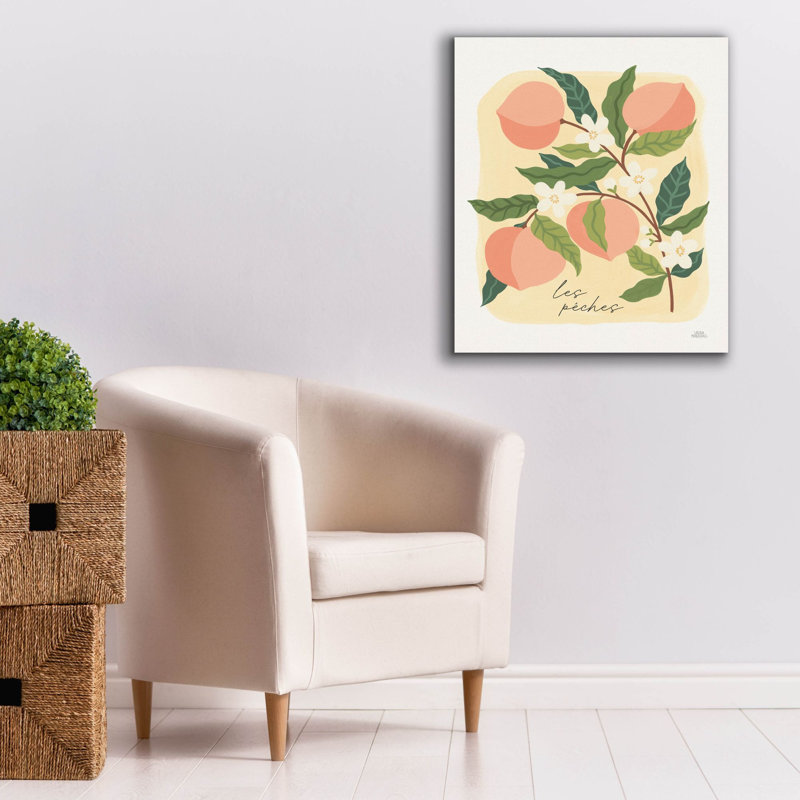 «Marche Aux Fruits 4 V2» par Laura Marshall, art mural sur toile, H 30 po x l 26 po x P 1,5 po