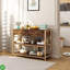 Console Console - Table d'entrée étroite - Canapé 31,9 po avec tiroirs et tablettes de rangement à 3 niveaux