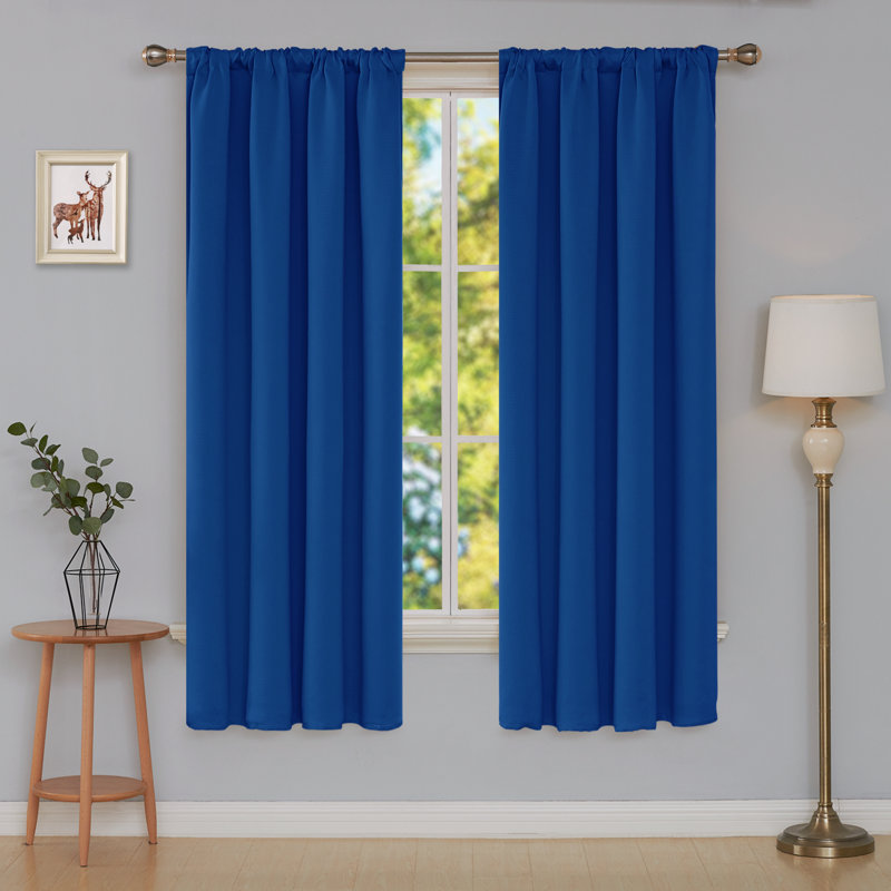 Maksymilan Room Darkening Curtain Pair, Lavender Pink, 38" W x 63" L