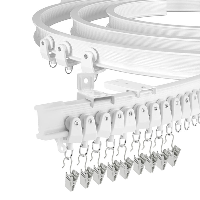 Giza Natural 2cm Curtain Track/Rail, 487cm H x 2cm W x 2cm D