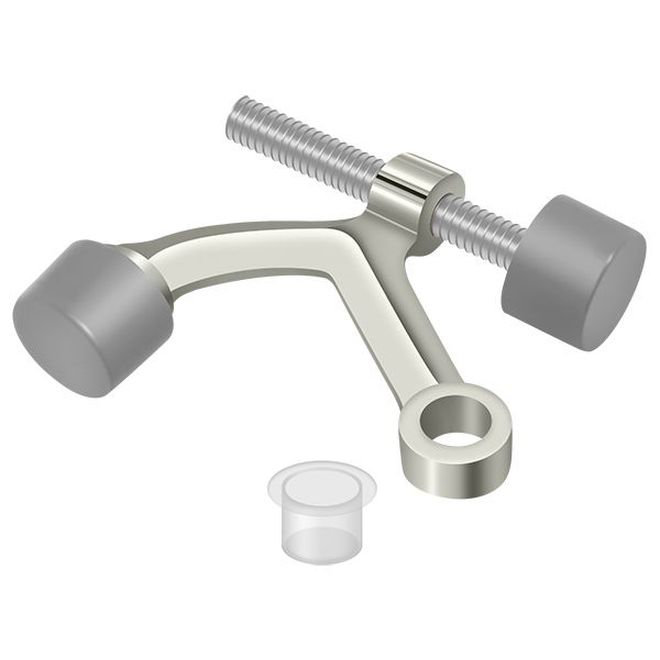 Door Stop, Polished Nickel