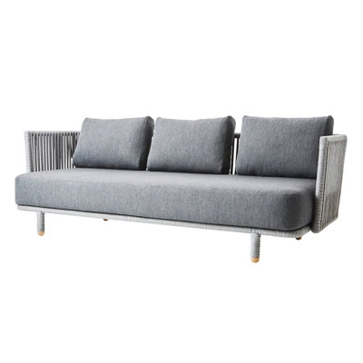 Moments 3-Seater Sofa - Gray/Light Gray
