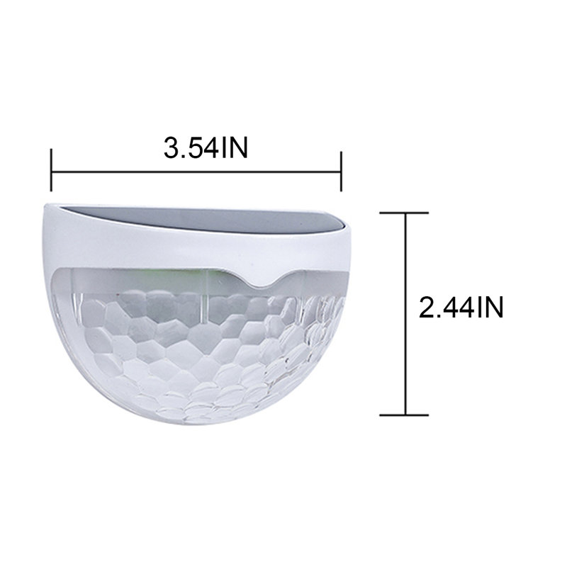 Éclairage solaire intégré à DEL pour terrasse, cour, patio et allée, Jaune