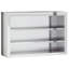 Slemp Silver Stainless Steel Accent Cabinet-1661940343