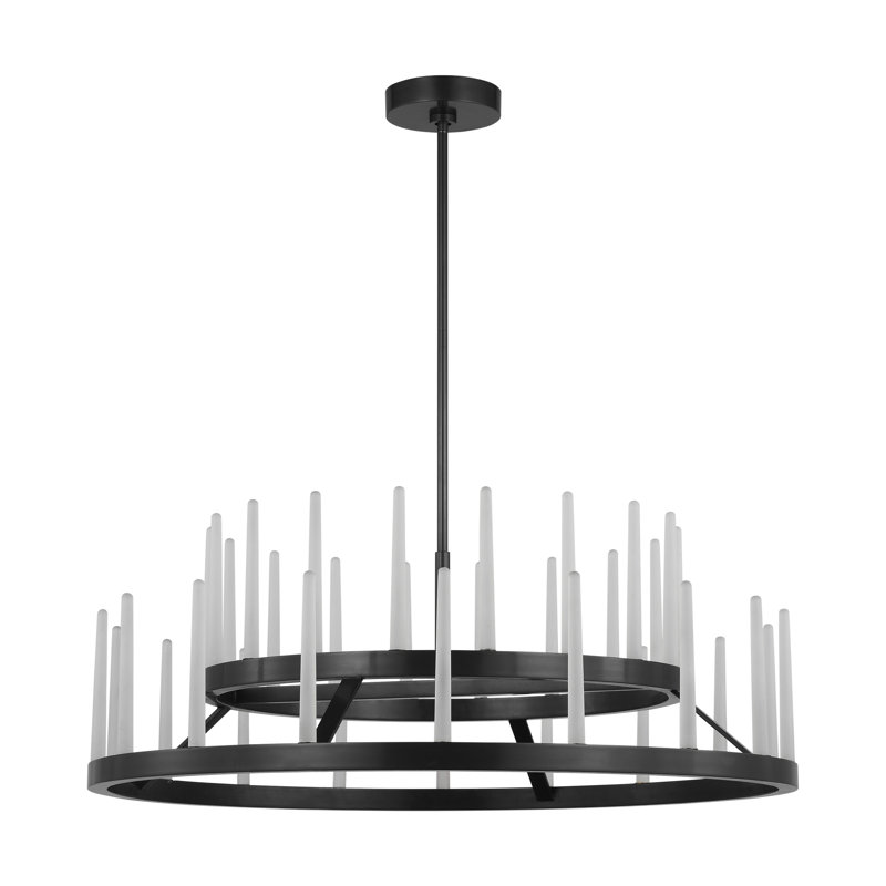 Sagrada LED Chandelier, Bronze, 13.7" H x 36" W x 36" D, 36 Lights
