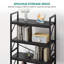 158 H X 80 W Corner Shelf Unit，Metal Ladder Shelving Unit-186774696