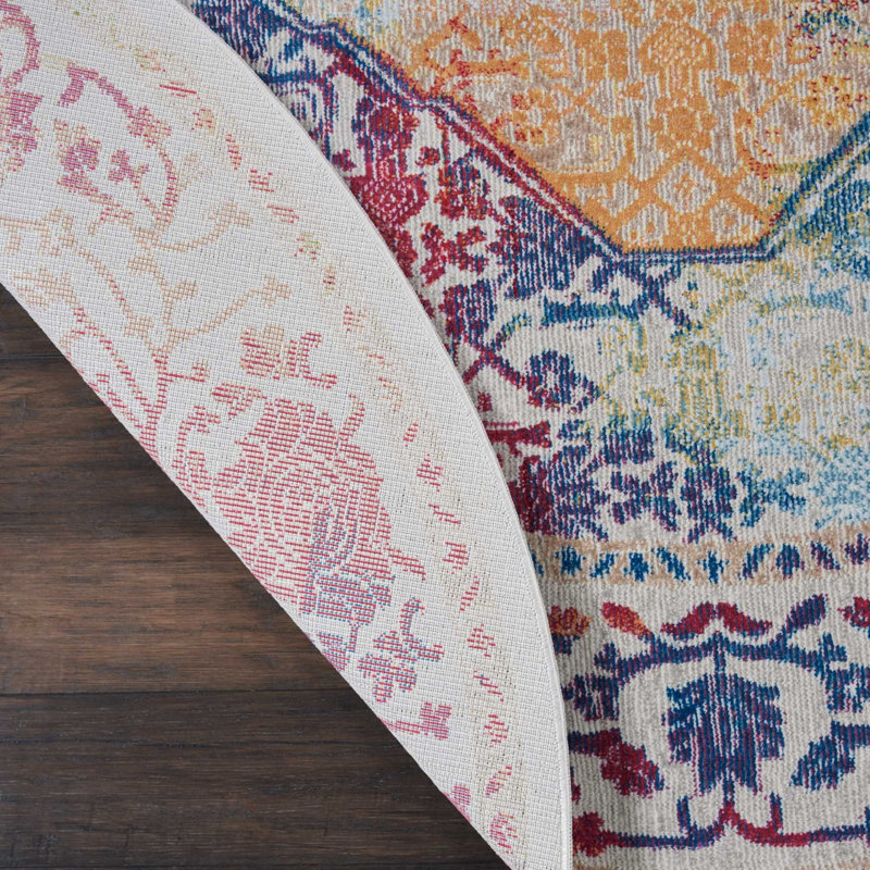 Oglethorpe Oriental Indoor Rug, Round 6'