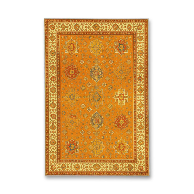 Tapis tissé crème Mosso, 4'7" x 6'7"