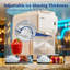 Rasoir à glace commercial, machine à neige électrique 300 Lbs / H 500W, trémie 5Lbs, lame en acier inoxydable, blanc