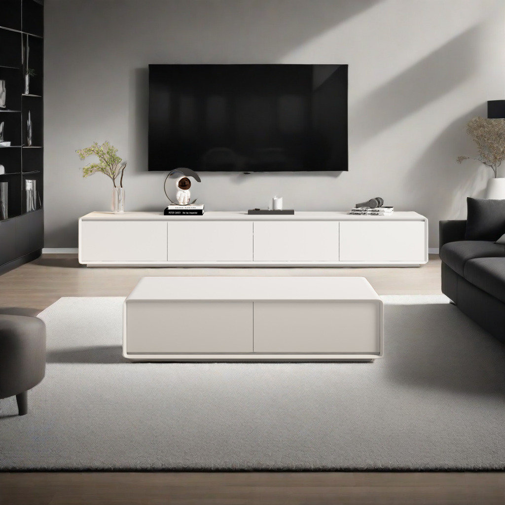 LUAR AND FURNITURE CORP. EO Grade Solid Wood TV Stand Coffee