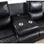 Upholstered Home Theater Seating with Cup Holder
