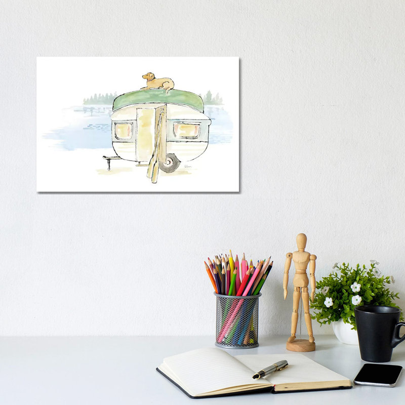 Lakeside Days II 1 Piece Wrapped Canvas Painting, 20.32 cm H x 30.48 cm W