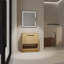 Bathroom Vanity, 2 Doors, Freestanding Bathroom Cabinet Vanity, Plywood (Excluding Sink)-115688504