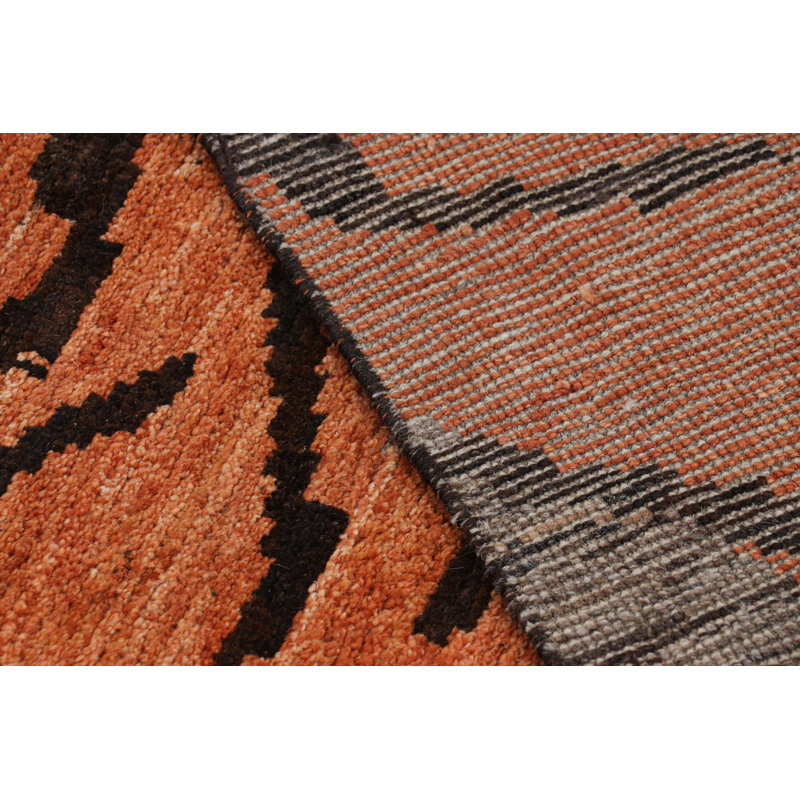 Hand Knotted Wool Area Rug