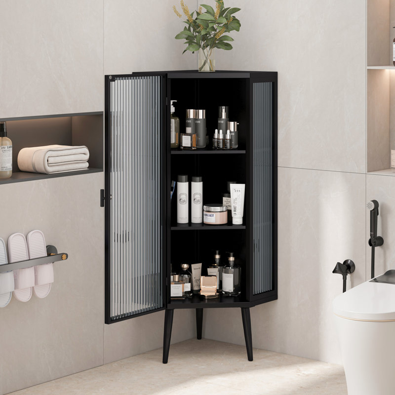 Armoire de salle de bain Lorreen, Blanc, H 43,3 po x l 22,25 po x P 16,54 po