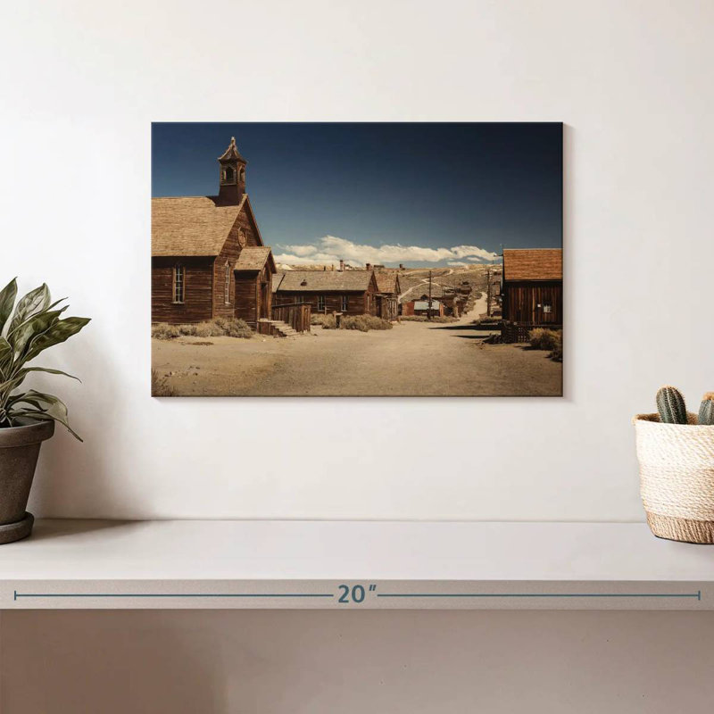 Lelar Bodie Ghost Town, 8" H x 12" W