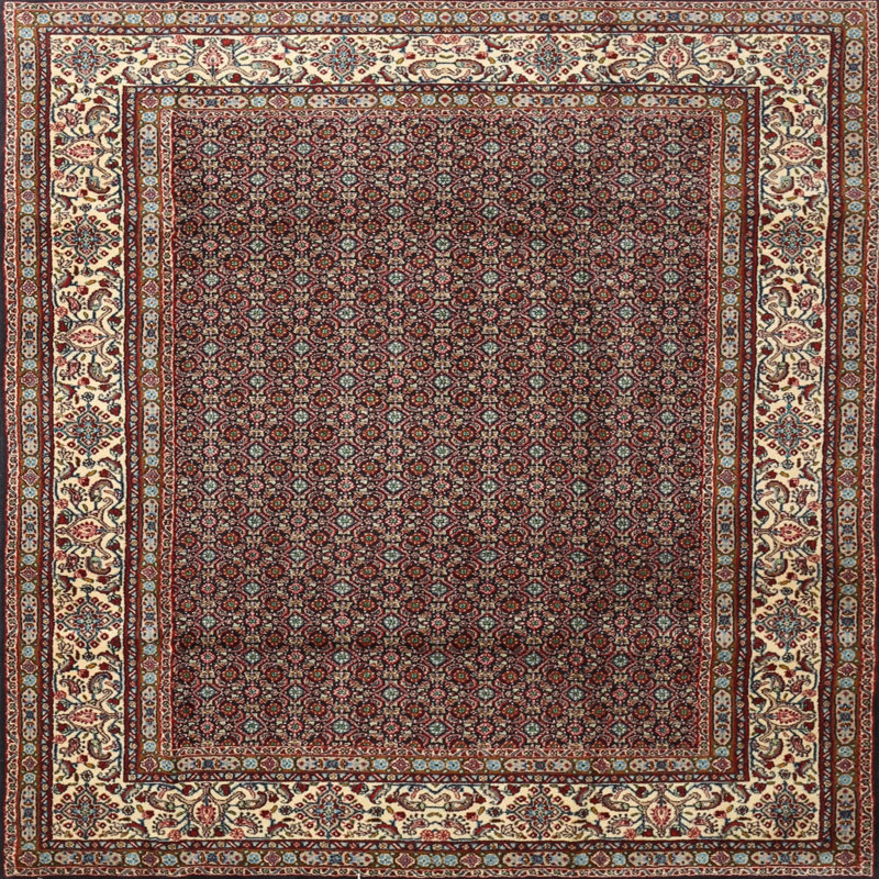 Oriental Indoor Rug, Square 3'