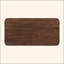 1Pc Storage Cocktail Table Walnut Finish Tambour Doors 2X Shelves Modern Living Room Furniture