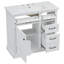 Meuble-lavabo sur pied 36 po avec lavabo en céramique-971748300