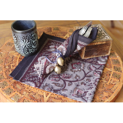 Serviette en coton 21 po Earth Dabu