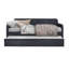 Tiara Upholstered Polyester Daybed with Trundle Bed-93602477