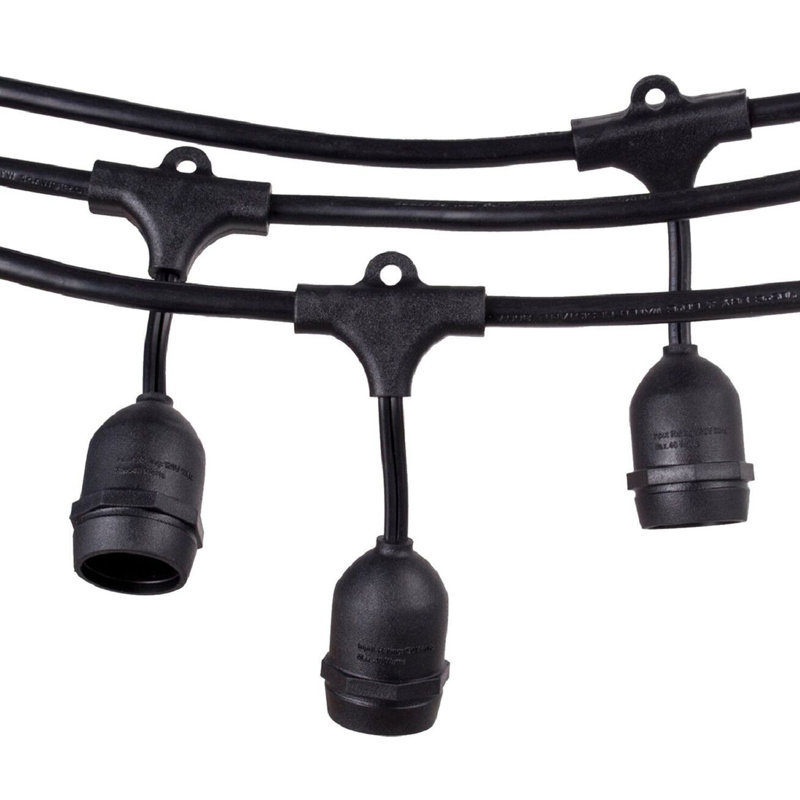 Jace Outdoor 15 - Bulb 48'' Plug-in Cord String Light