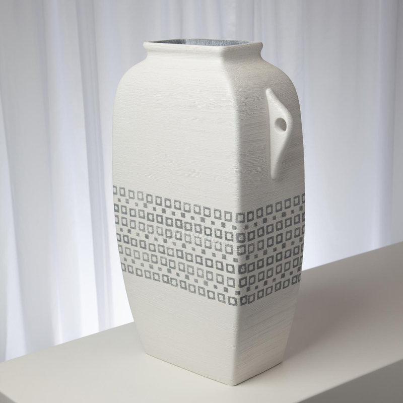 Rhein Vessel-Hand Painted, 24" H x 14.5" W x 7" D