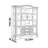 Light luxury full solid wood high quality bookcase