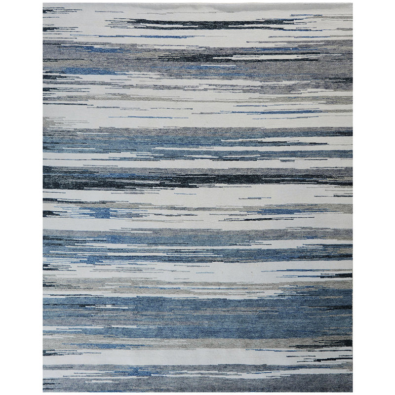 Moroccan Wool Area Rug, Rectangle 2' x 3'