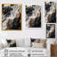 Back and Gold Marble Medley III - Art abstrait sur toile marbrée-1396287003-1396287005