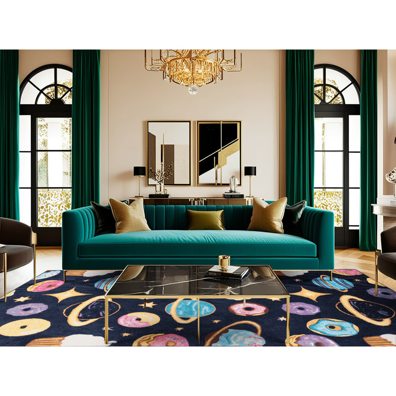  Tapis lavable Galaxy Desserts, Tapis de couloir 2 pi x 4 pi