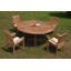 Daniela Outdoor 5 - Piece Teak Dining Set-1897670247-1978947858