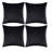 Set Of 4 Throw Velvet Cushion Covers-118135156-118135168