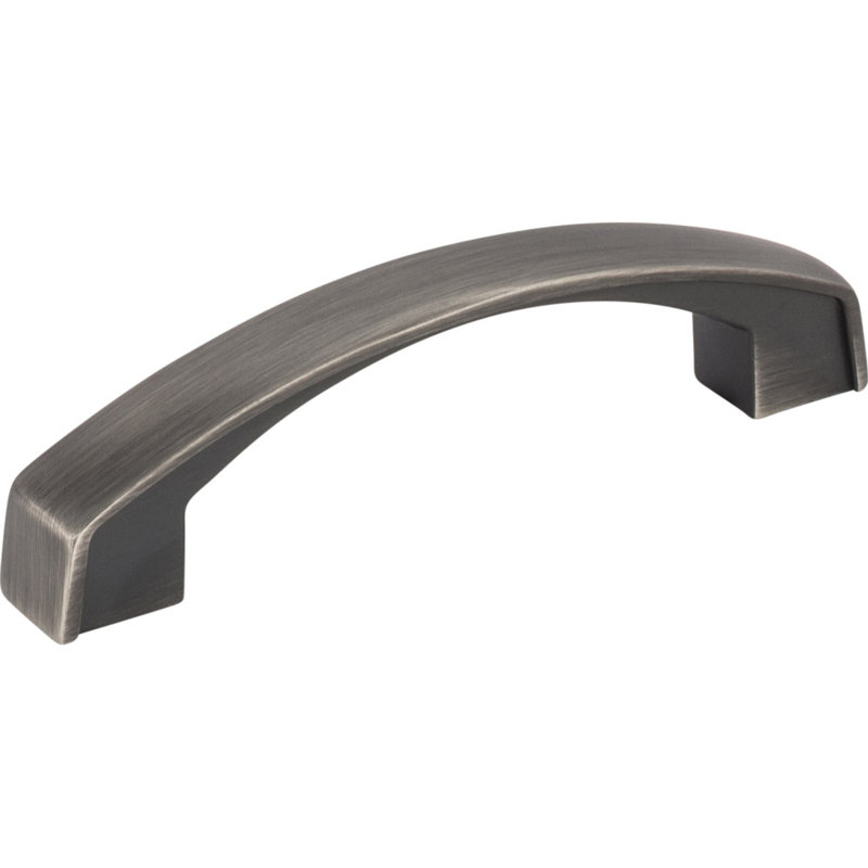 Merrick Bar Pull, 3 3/4, Brushed Pewter