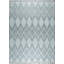 8x11 Ivory Hand-Knotted Wool Diamond Trellis Geometric Modern Contemporary Carpet Rug