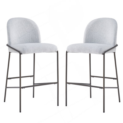 Ensemble de 2 tabourets de bar Galen